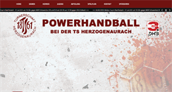 Desktop Screenshot of powerhandball.de